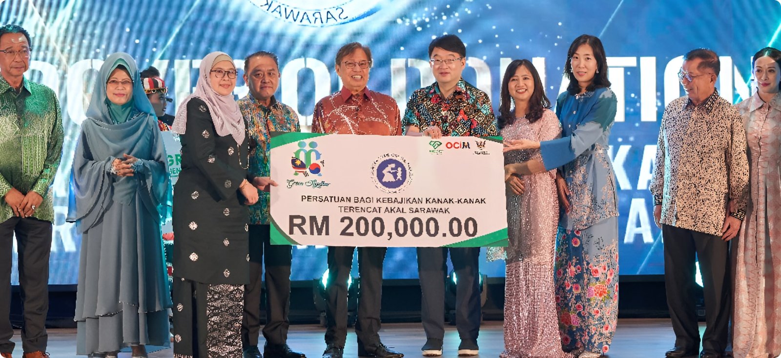 Green Generation sustainability homepage CSR PERKATA Association Fundraising activities, charity events, and public donations